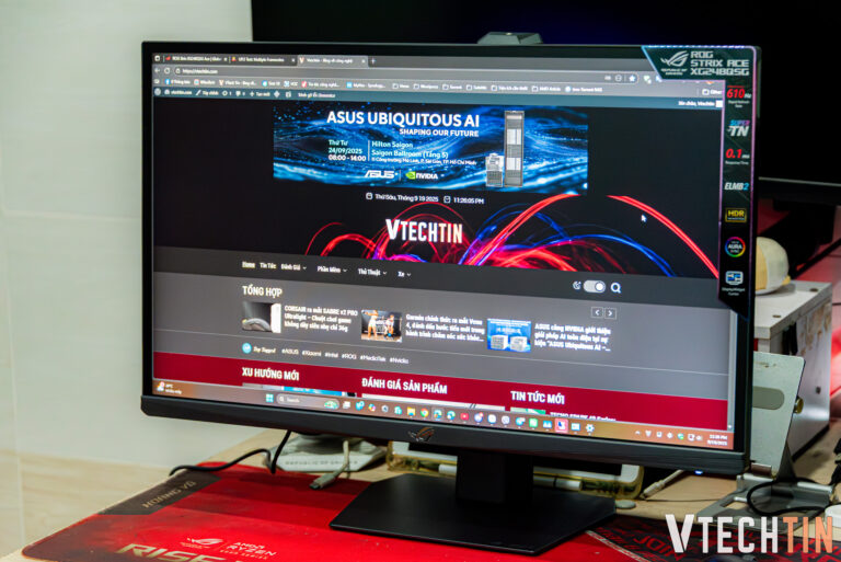 Trên tay ROG Strix XG248QSG – màn hình 610Hz để làm gì ?