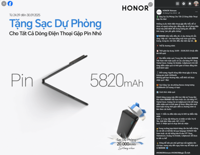 HONOR hé lộ thông tin HONOR Magic V5 sẽ bán chính hãng tại Việt Nam