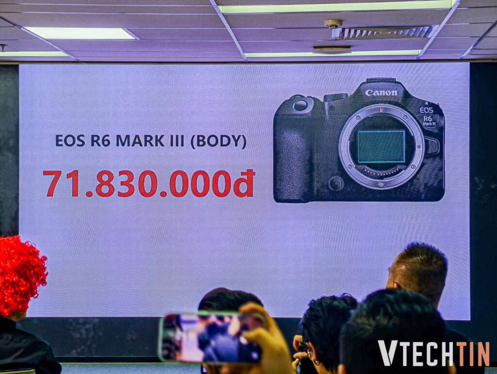 Trên tay Canon R6 Mark III