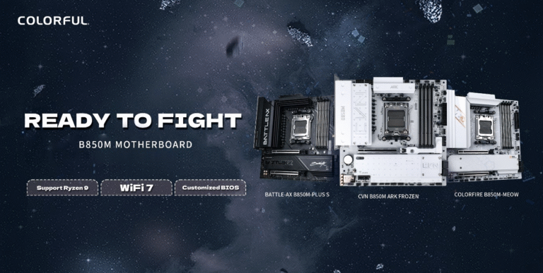 COLORFUL Mở Rộng Dòng Bo Mạch Chủ B850 Với Các Mẫu CVN, Battle-AX và MEOW
