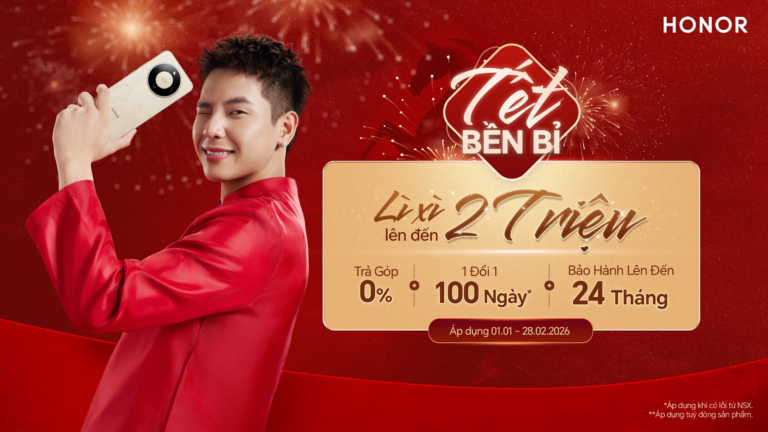 Thị trường smartphone dịp Tết sôi động, người dùng ưu tiên thiết bị bền bỉ, pin lớn và giá hợp lý để đón Tết Bền Bỉ