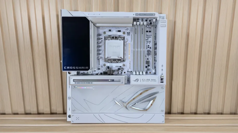Trên tay ROG Crosshair X870E Glacial: Tuyệt Tác “Băng Hà” Thống Trị Kỷ Nguyên AMD Ryzen 9000