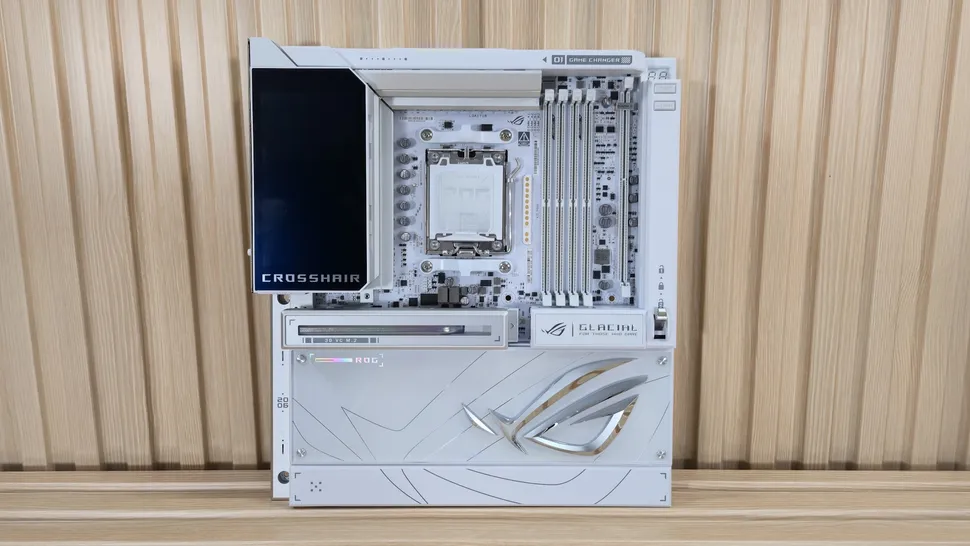 Trên tay ROG Crosshair X870E Glacial