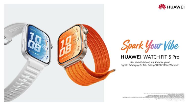 Huawei chính thức ra mắt WATCH FIT 5 Series tại Việt Nam: Thiết kế trẻ trung cùng nhiều nâng cấp về sức khỏe và thể thao