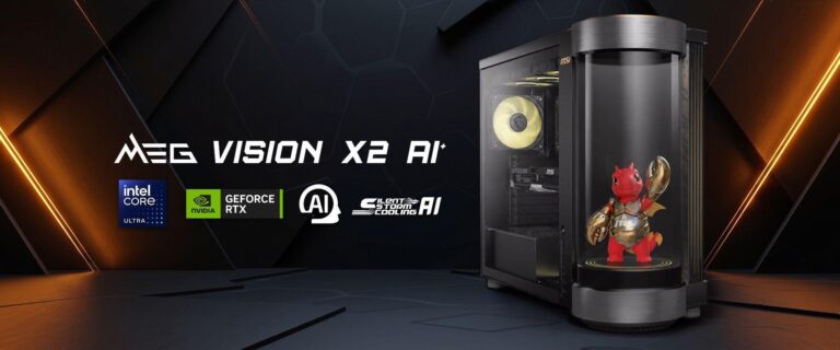 MSI Giới Thiệu MEG Vision X2 AI+: Desktop Gaming Đầu Tiên Trên Thế Giới Tích Hợp Agentic AI Companion