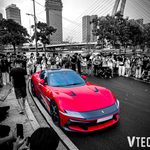 Ngắm nhìn Ferrari 12Cilindri – siêu phẩm cực hiếm xuất hiện tại công viên bờ sông Sài Gòn