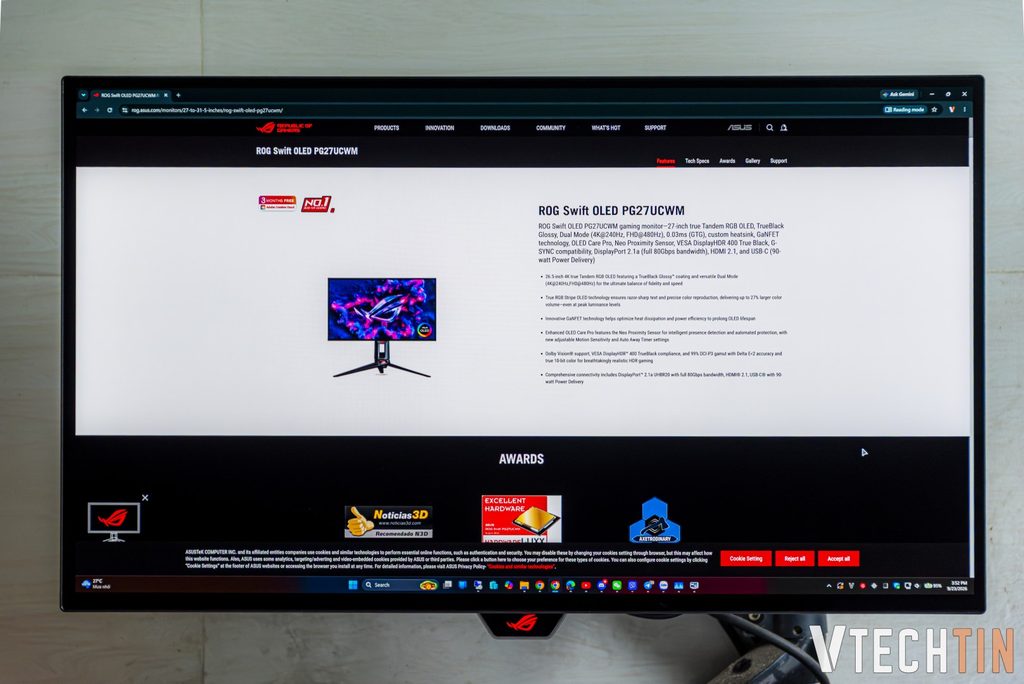 ROG Swift OLED PG27UCWM